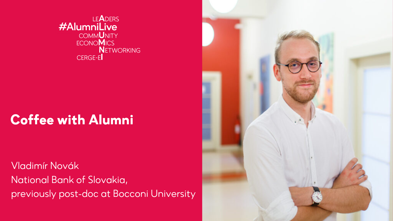 Coffee with alumni Vladimir Novak